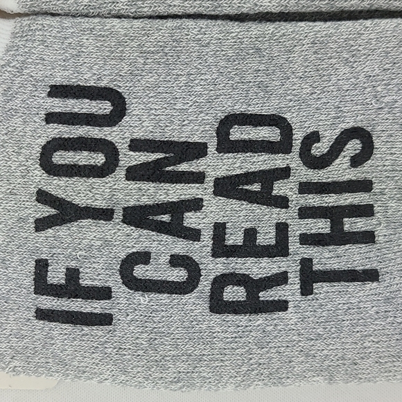 ⭐️3/ $30⭐️ Densley & Co. Women Novelty Socks If You Can Read This Bring Me Wine - Picture 5 of 9